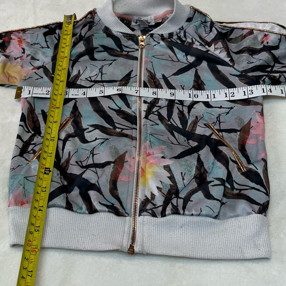 ART CLASS FLORAL BOMBER JACKET S(6/6X) - Picture 7 of 9